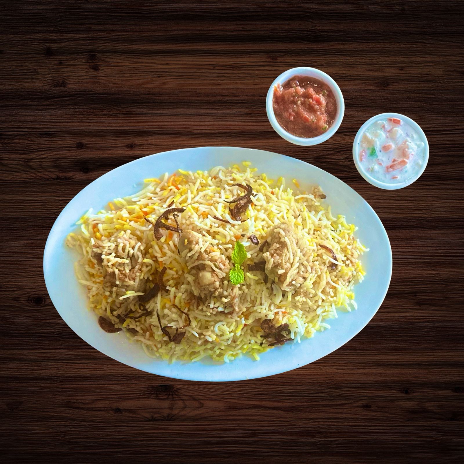 Authentic Pakistani Biryani - Traditional Basmati Rice with Chicken in Ajman